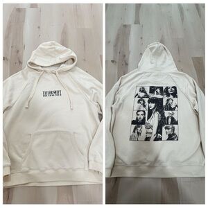 Taylor Swift The Era's Tour Beige Hoodie Sweatshirt Women's 2XL